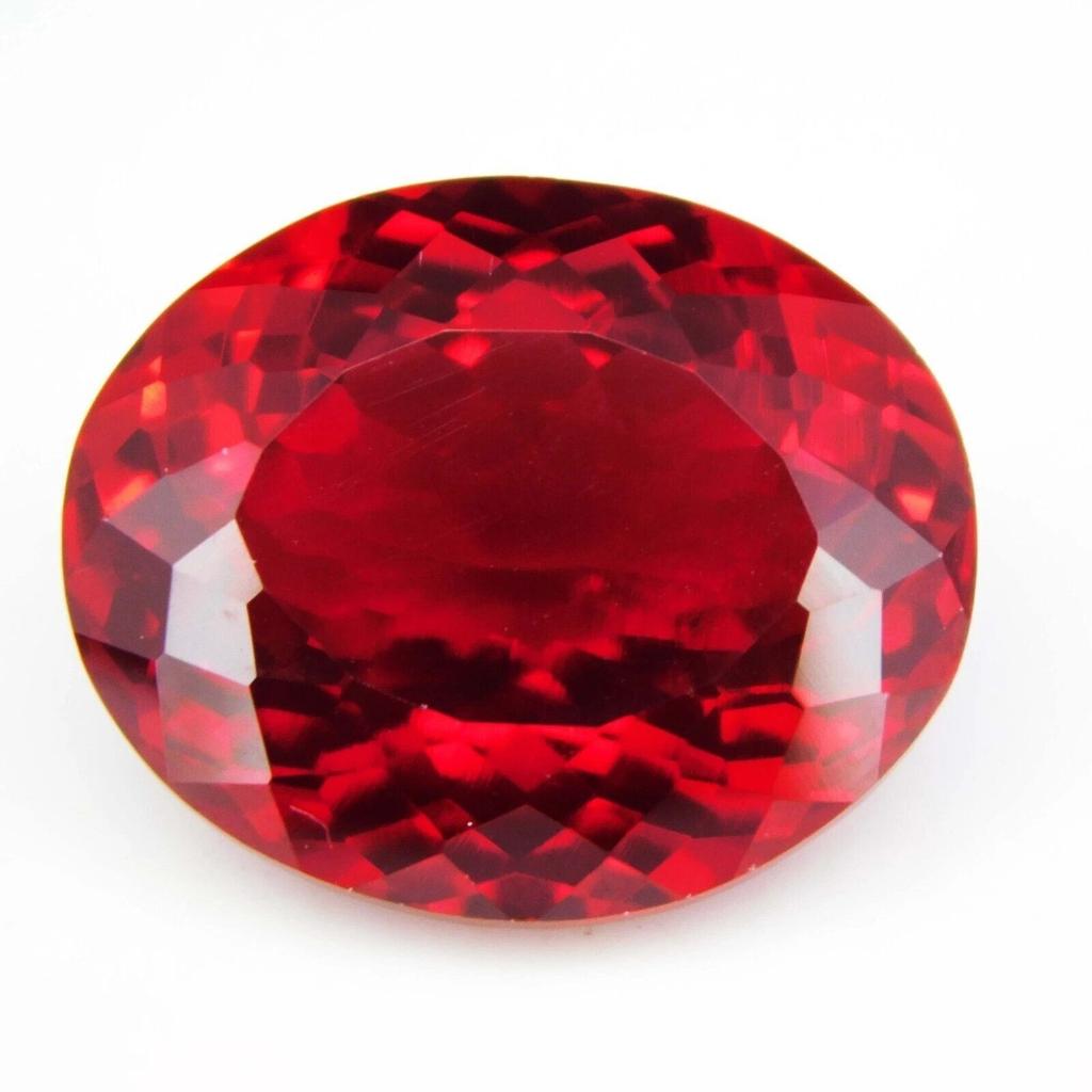 34.60 Ct Natural Blood Red Ruby Oval Gem Stunning Quality Mozambique B5s37