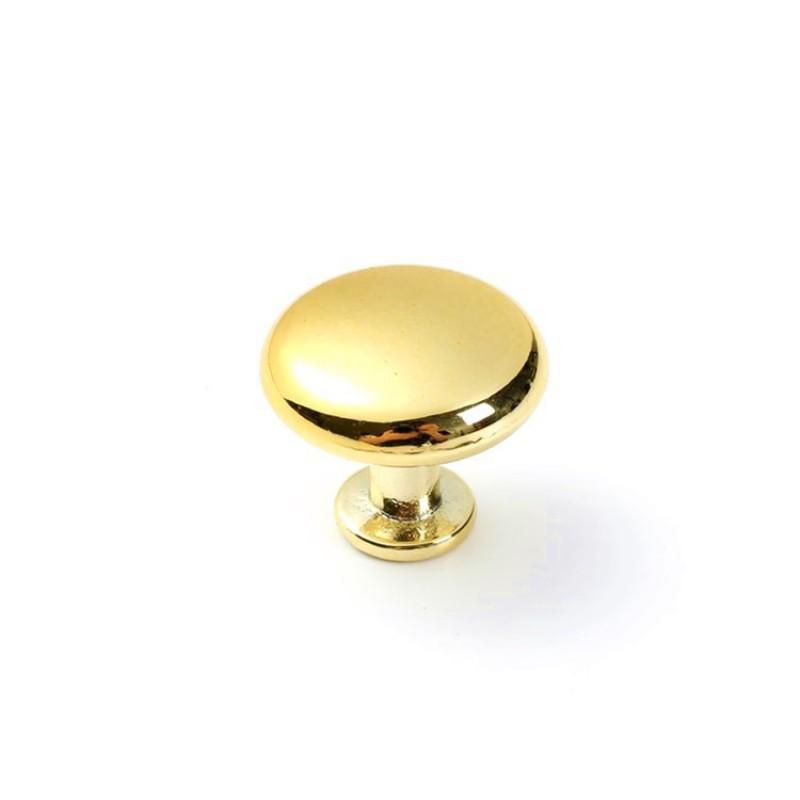 Aluminum Single Hole Drawer Pull Handle Modern Minimalist Cabinet Knob Gold Chrome Black Sand White