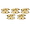 15pcs/set Antique Bronze Hinges 16*12mm With Box Latch Hasp Clasps 26*15mmw/screws Retro Buckle Padlock Wood Jewelry Case Lock