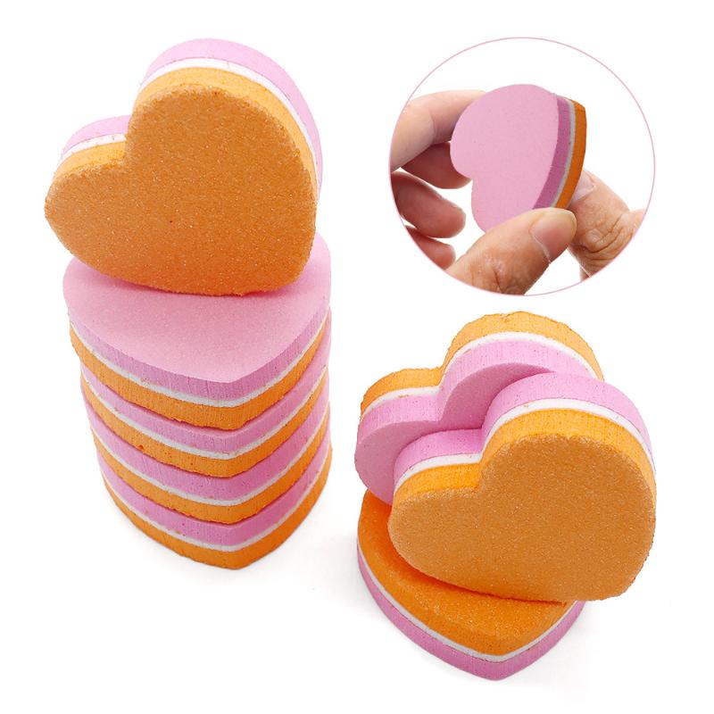 50 Pcs Professional Mini Sponge Nails Art Buffer File Sandpaper Manicure Tips Care File Sanding Polishing Accessories Tools