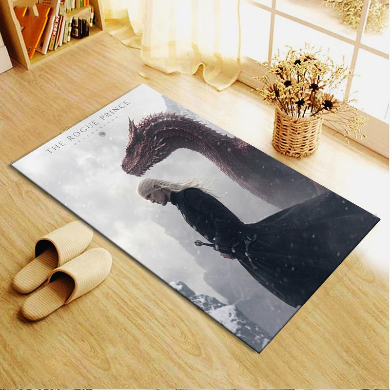 Daemon Targaryen Carpet Rug for Living Room Bedroom Home Sofa Decoration,Kids Play Non-slip Floor Mat