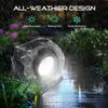 Solar Rock Lights Outdoor (2pcs), Waterproof Super Bright Garden Spotlights for Yard, Pathway, Patio - IP65