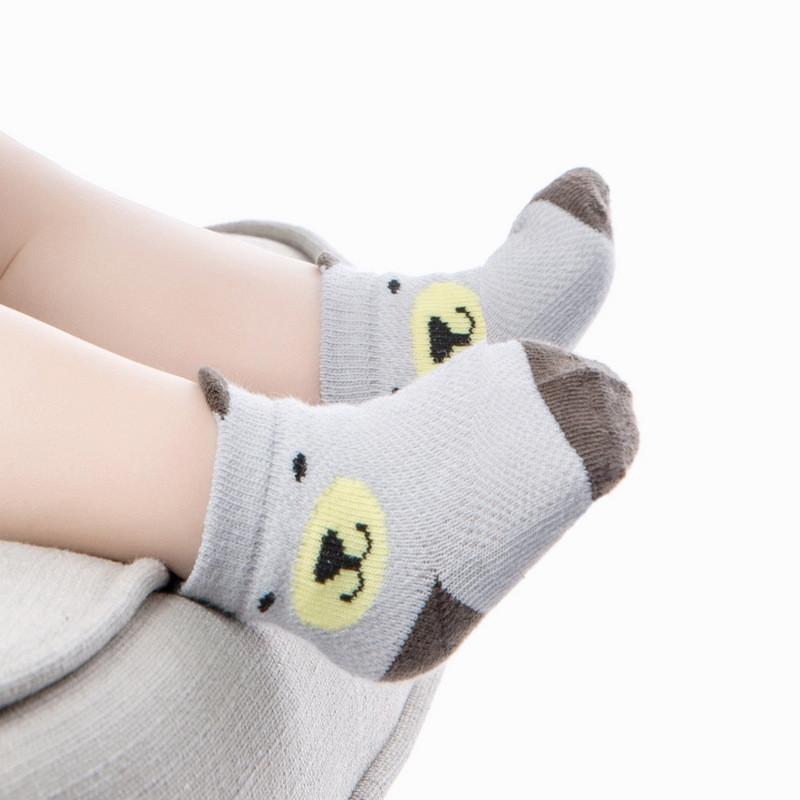 5 Pair/Lot Summer Children Cotton Socks Boy Girl Baby Newborn Cute Cartoon Soft Mesh Sport For Spring 0-6 Year Fashion Kids Sock