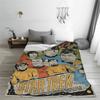 Stars Treks Groups James Blankets Coral Fleece Plush Spring Autumn Starfleet Movie Breathable Lightweight Throw Blanket Throws