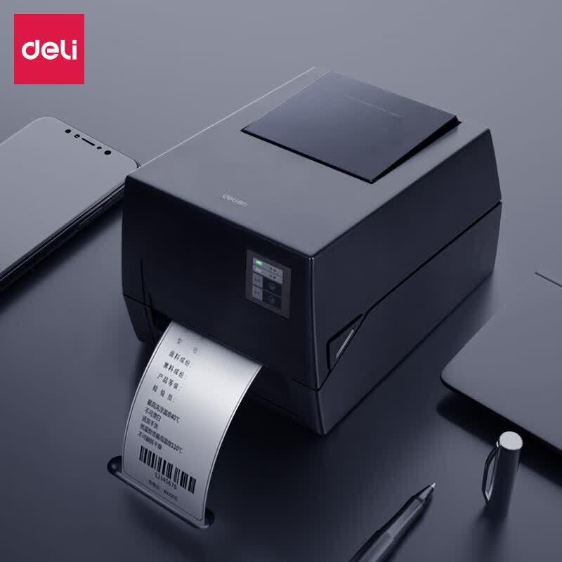 Deli DL-825T(NEW) 300dpi Thermal Transfer Label Printer CN Plug (adapter Included)