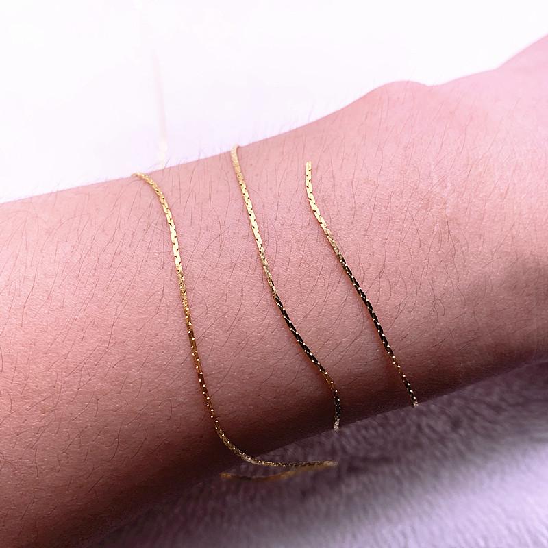 5yards/lot Gold/Bronze Plated Necklace Chain For Jewelry Making Findings DIY Necklace Chains Materials Handmade Supplies
