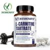 Capsule de tartrat de L-carnitină, 1500mg, puritate ridicată, potrivite atât pentru bărbați, cât și pentru femei.