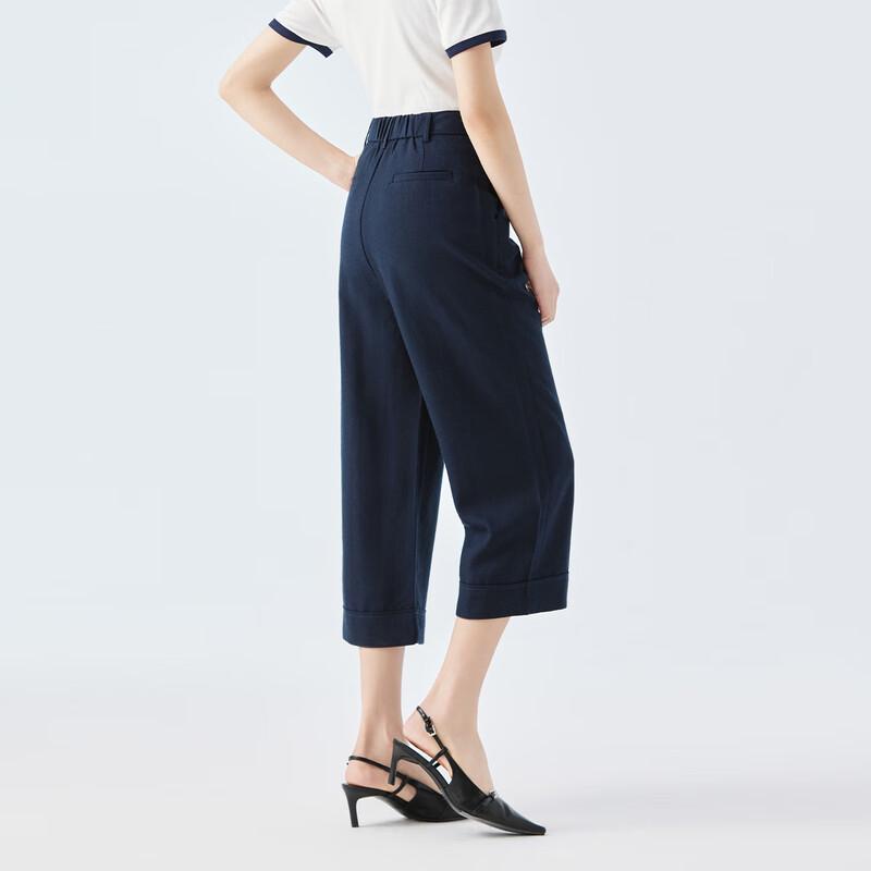 FivePlus Women's Lightweight Straight Cropped Pants