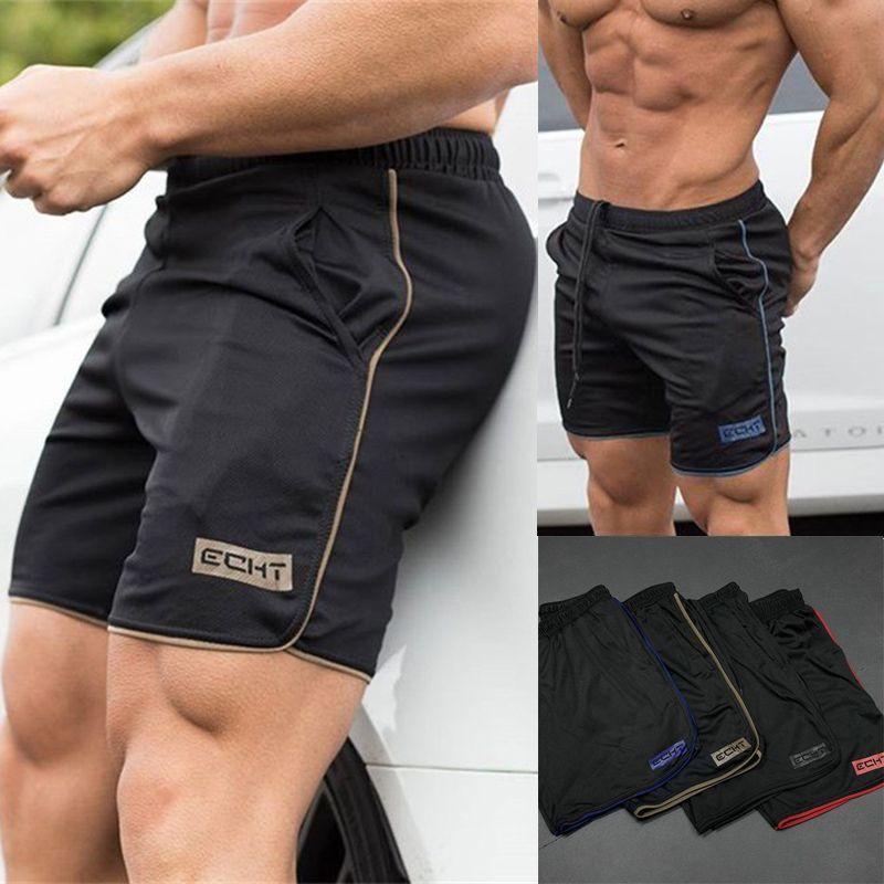 Mens Running Sports Bodybuilding Summer Shorts Workout Fitness Gym Short Pants