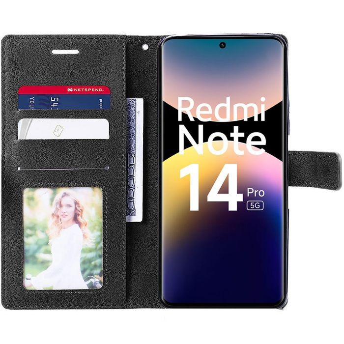 Coque + 2 Verres Trempés - Xiaomi - Redmi Note 14 Pro 5G - Protection 360 - Bicolore Marron - Cuir PU