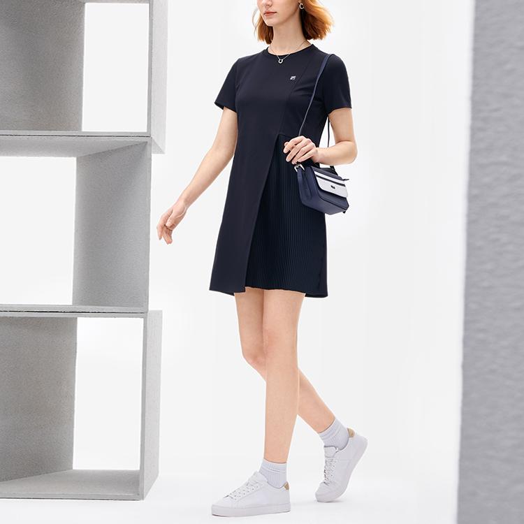 New FILA Short Sleeved Dresses Women's Legend Blue F11W227306F-NV