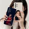 Fashion Eiza Gonzalez Matte Mobile Phone Case for Samsung Galaxy M55 54 42 35 34 33 32 23 22 15 14 13 12 F55 5G Colorful Cover
