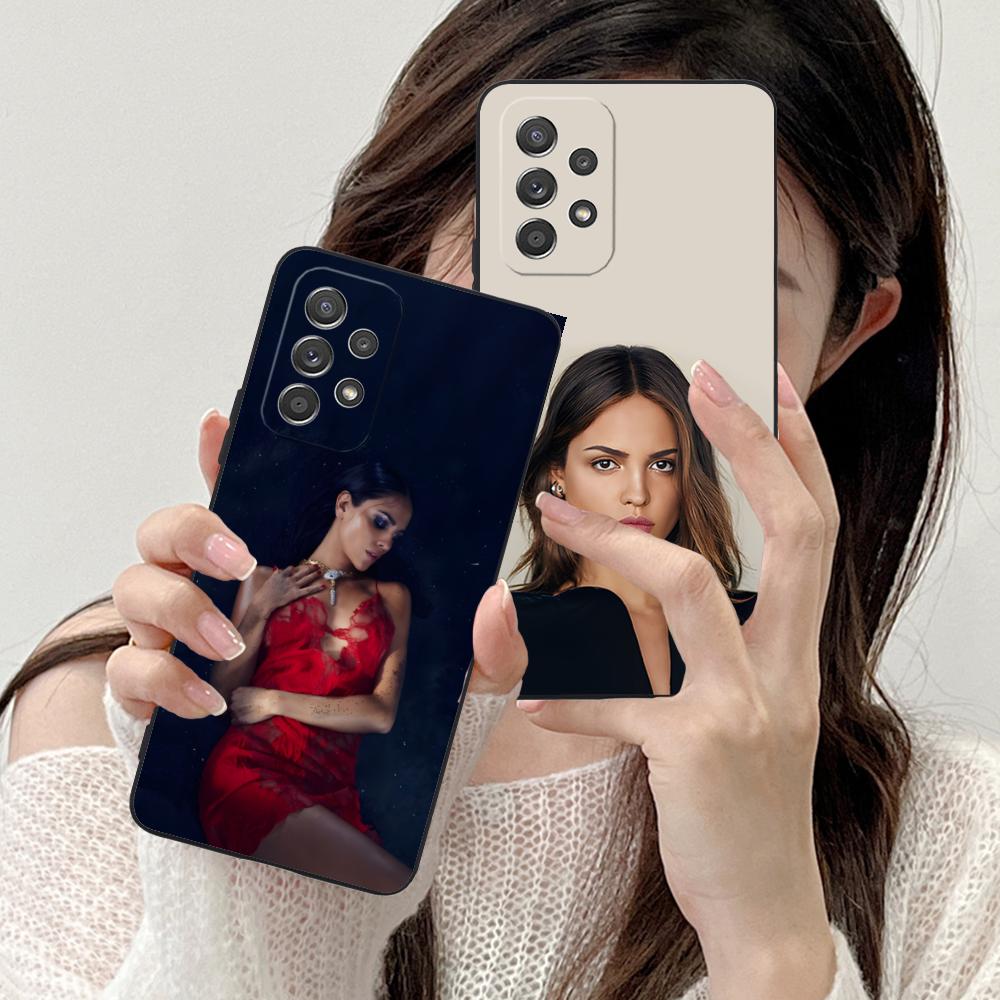 Fashion Eiza Gonzalez Matte Mobile Phone Case for Samsung Galaxy M55 54 42 35 34 33 32 23 22 15 14 13 12 F55 5G Colorful Cover