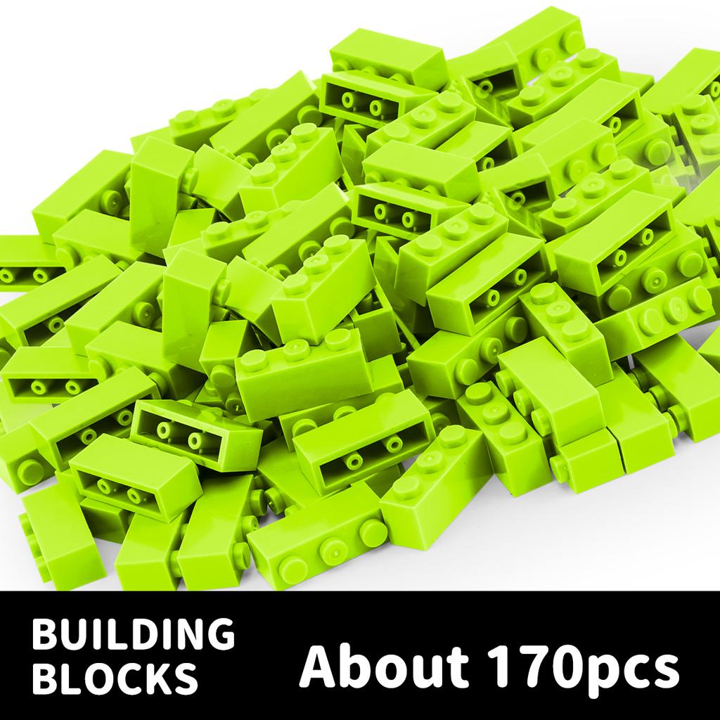 200g1x3 High Brick Multi Colour Timeless Basic Parts Building Imaginative Playthings Building Blocks Playthings Add-ons Fitting
