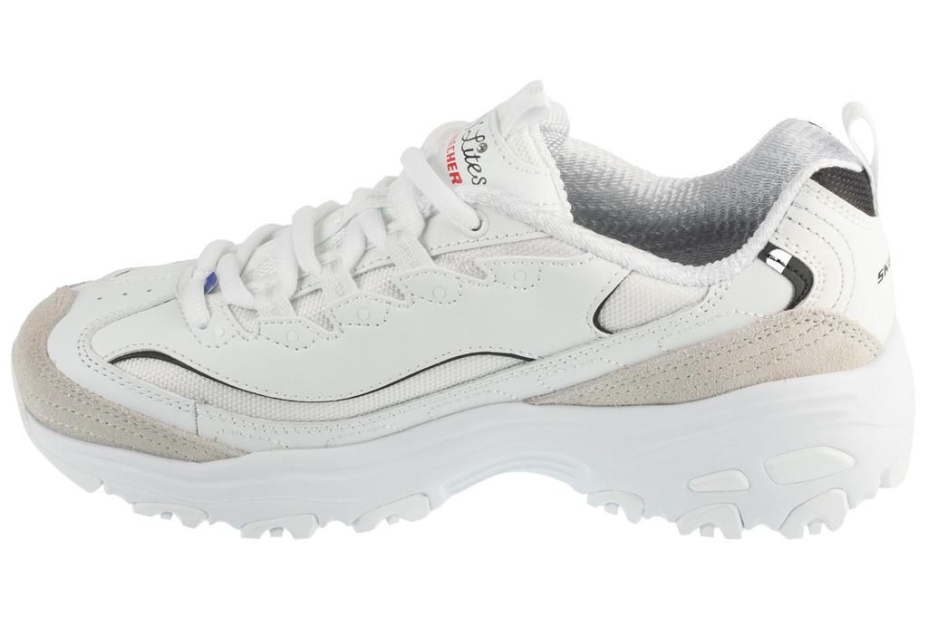 Skechers D'Lites, Womens White Sneakers
