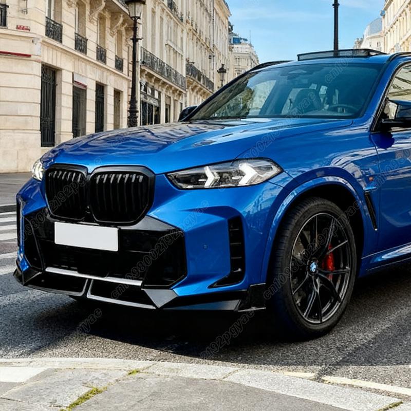 For BMW X5 G05 LCI M Sport LCI 2023 2024 MP Style Front Bumper Lip Chin Spoiler Protect Racing Style Splitter Car Accessories