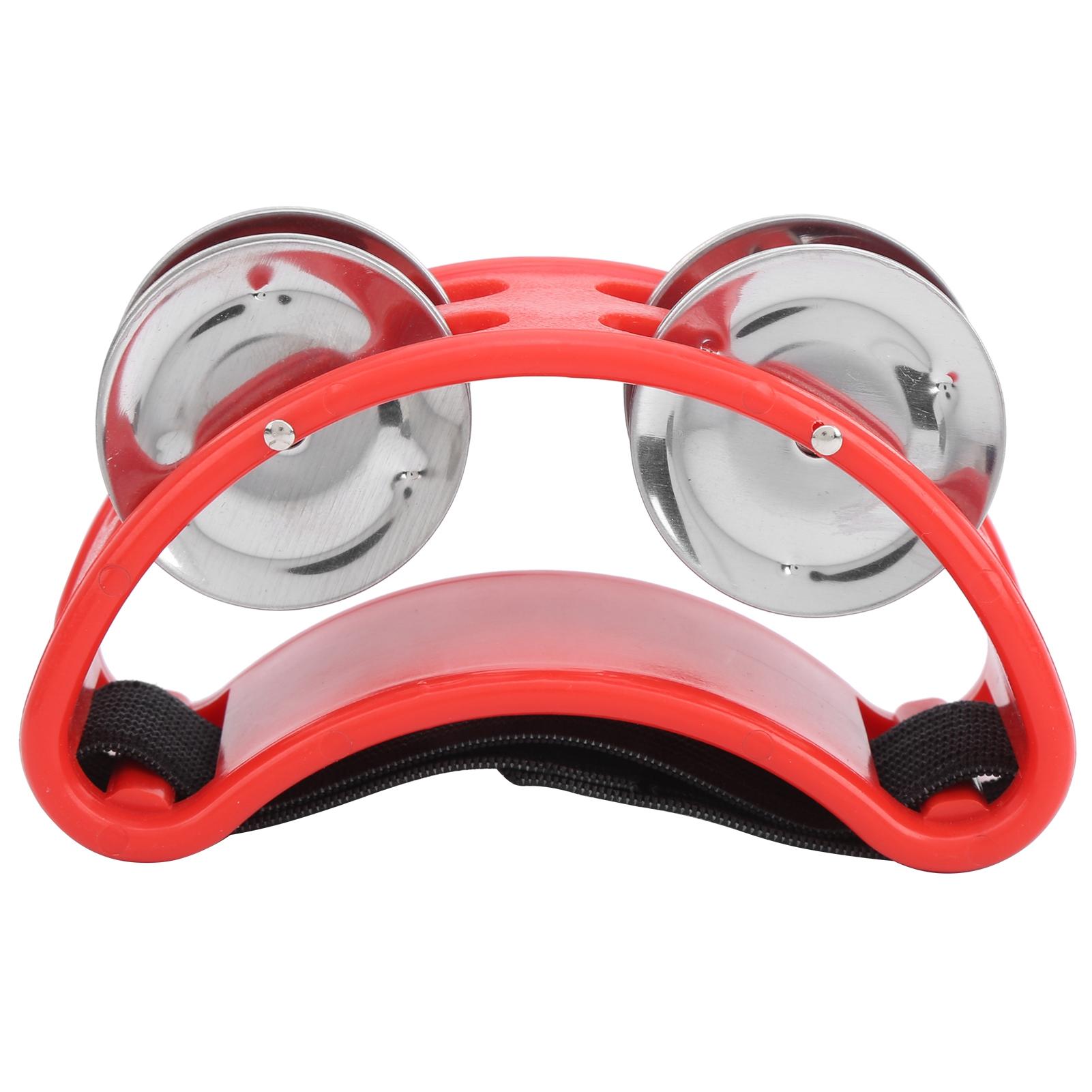 

Эллиптический тамбурин перкуссия джингл ножной колокольчик кахон коробка барабан аксессуары подарок красный красный