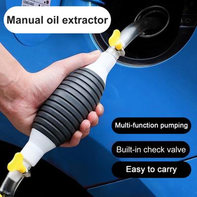 Bomba de transferencia de combustible manual Bomba de sifón portátil liviana Antifugas Diseño silencioso Uso versátil Bomba de transferencia de combustible y aceite manual