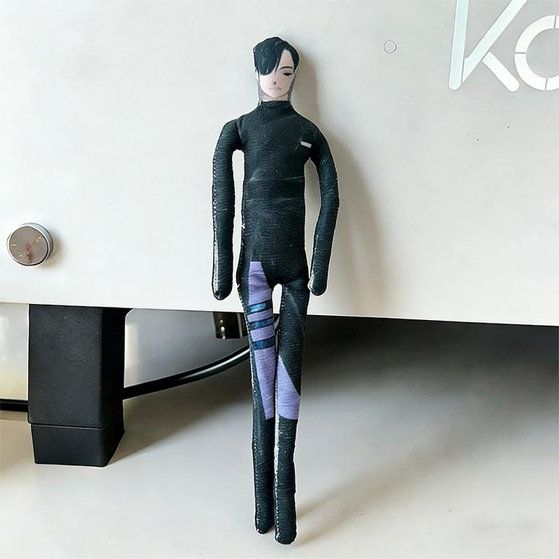 Alien Stage 30cm Ivan Till Plüschtier Verdrehbar Posenverstellbare Figur Niedliche Maus Trockenes Stofftier Raumdeko Cosplay Geschenkbeutel Anhänger 30CM