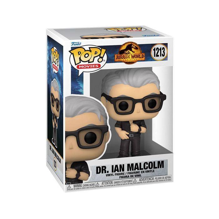 Figurine en vinyle - funko - dr. ian malcolm - jurassic world: dominion - multicolore - pop !