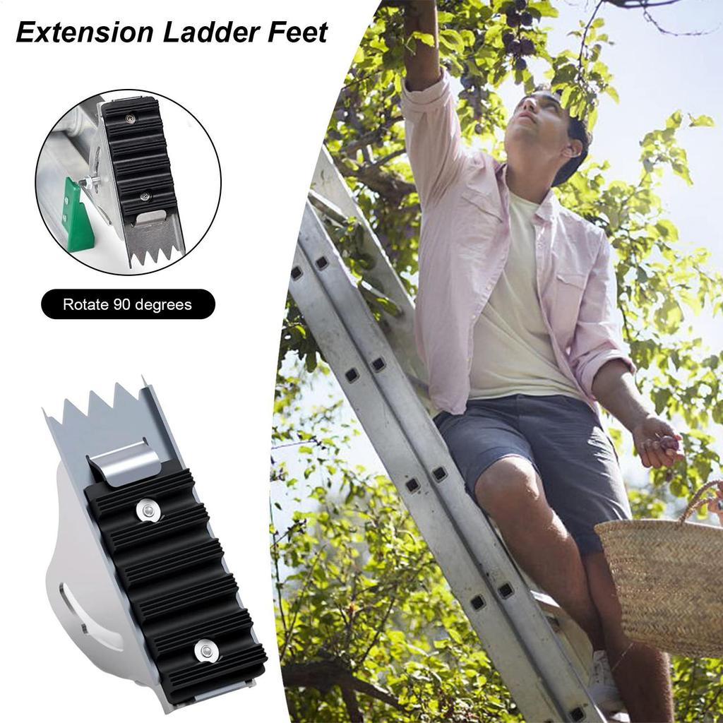 Extension Ladder Feet Stable Rubber Pads Repair Tool Extension Ladder Replacement For Attic Roof Stairs Workbench Drill Picking