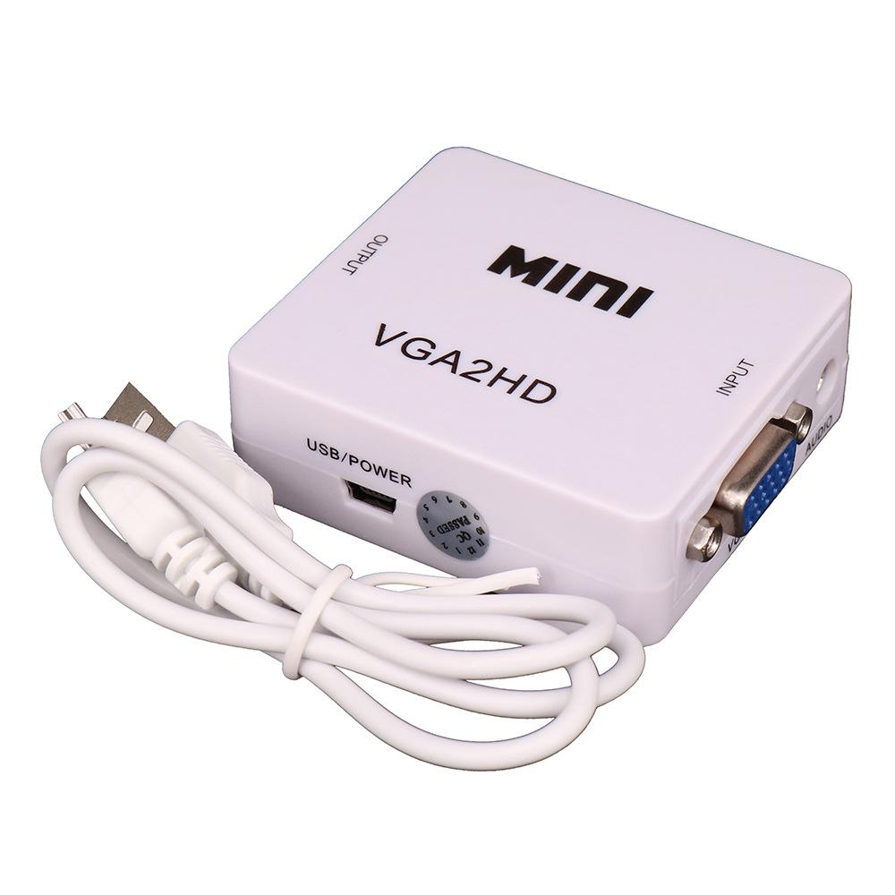 

HD VGA to HDMI Converter for Computer to TV/Monitor білий