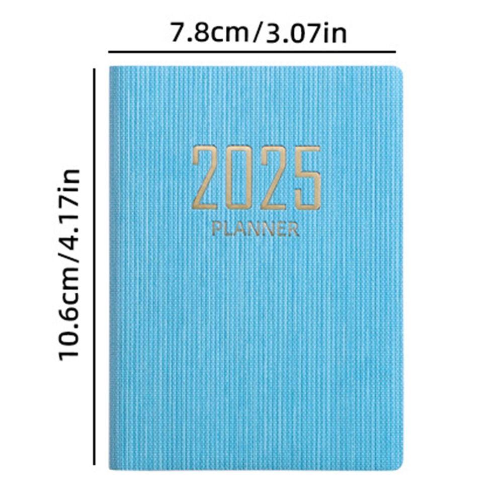 12 Months A7 Mini Pocket Notebook To Do List 365 Days Notepad Efficiency Plan Notebook  School