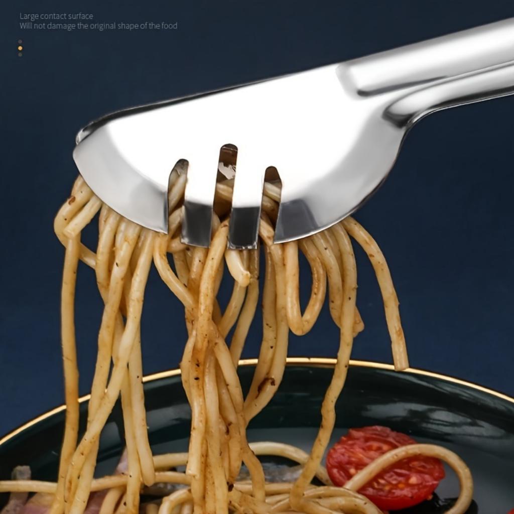 Szczypce do grilla ze stali nierdzewnej 304, długi uchwyt, antypoślizgowe, przybory kuchenne, jedzenie, chleb, zacisk do grilla, przybory kuchenne do restauracji