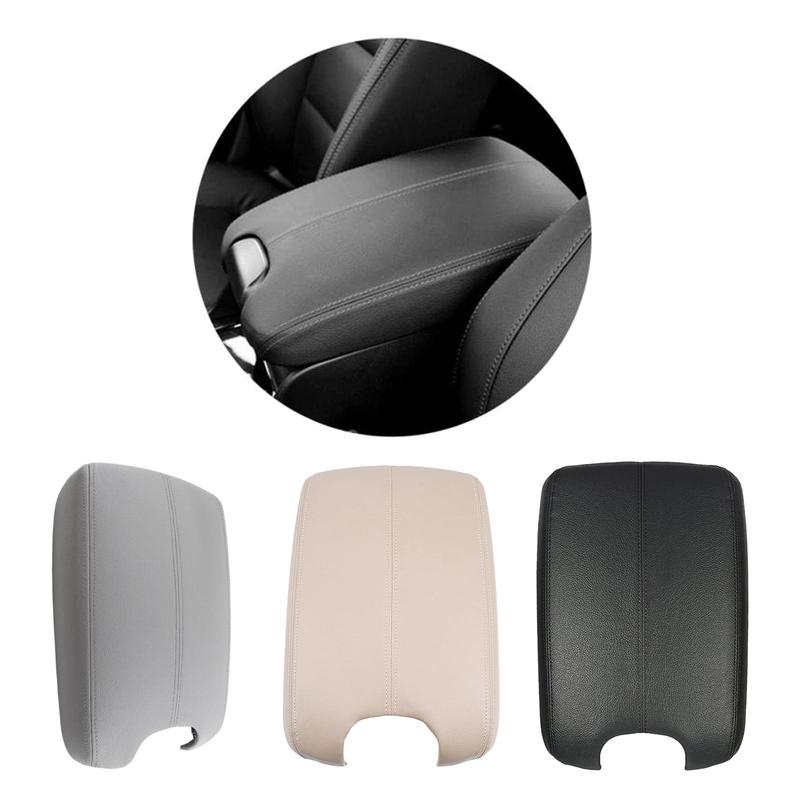 Center Console Armrest Lid Cover ABS Leather Tray Container Box Insert for Honda Accord 2008-2012 Car