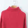 2024 Autumn Women's High Neck Long Sleeve Sweater - European American Style, Casual & Versatile Fashion