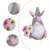 Easter Faceless Gnome Rabbit Doll Spring Easter Festival Party Home Decorations Kids Gift Favor Rabbit Carrot Ornament
