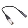 6.35mm Female To RMale Microphone Audioed Adapter Cable 1/4" TRS To RExtension Converter Cord for Guitar