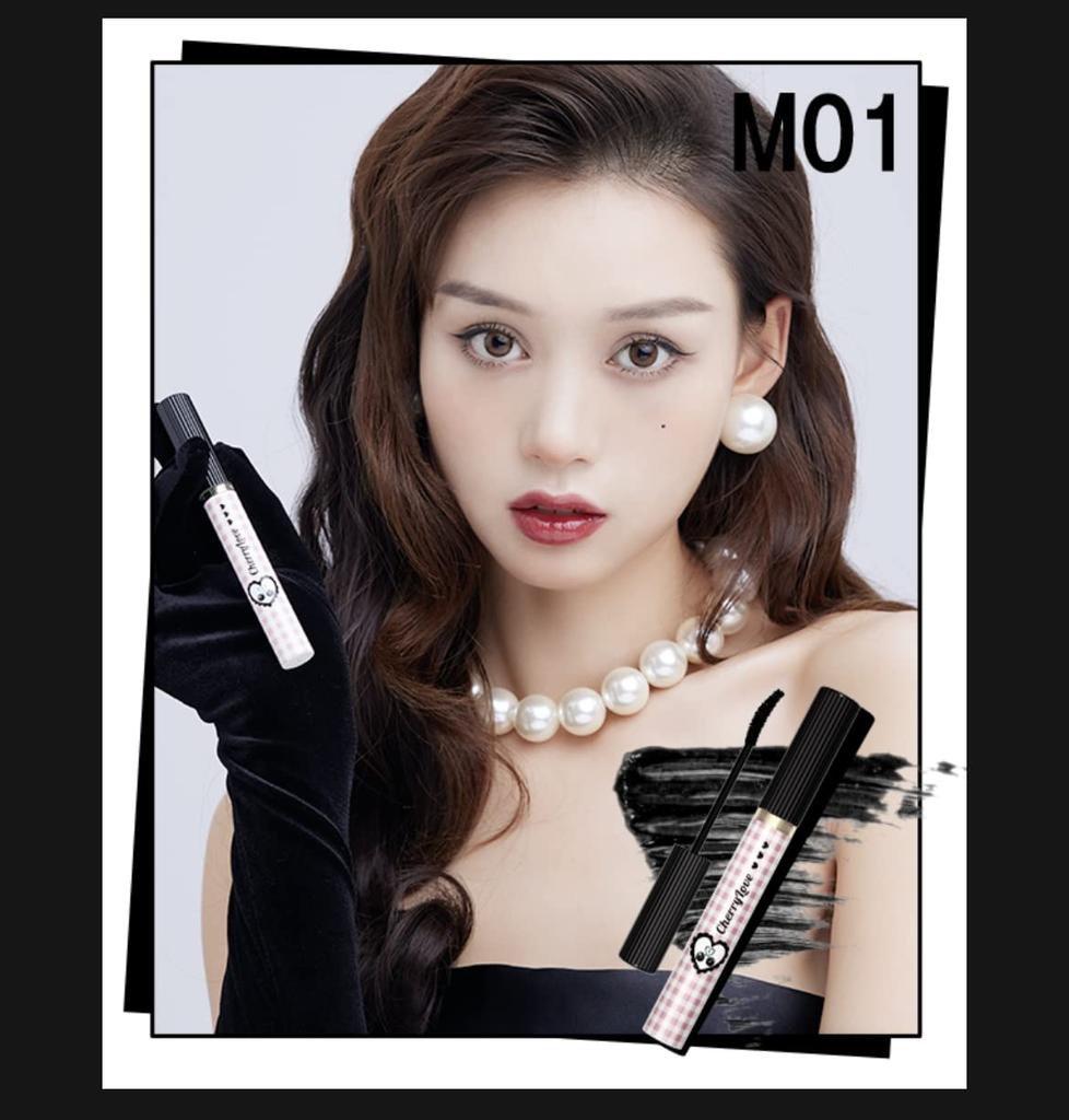 Flower Knows Cherry Love Lengthening Mascara (M01 Cool Black Sugar)