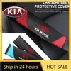 2026 Hot Car Sticker 2pcs Seat Belt Covers Car Safety Belt Cover Car Accessories For KIA KN Rio Ceed Sportage Cerato Soul Sorent