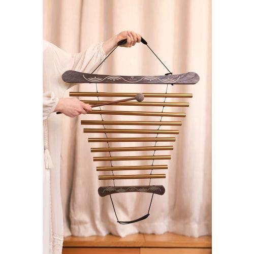 MEINL Sonic Energy Collection Meditation Flow Chime, 10 Notes, G Major, MFC10GMAB, Includes Case and Felt Mallets