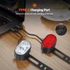 Warning Light Bike Warning Lamps Waterproof Cycling Flashlights Rechargeable Bike Lights  Cycling