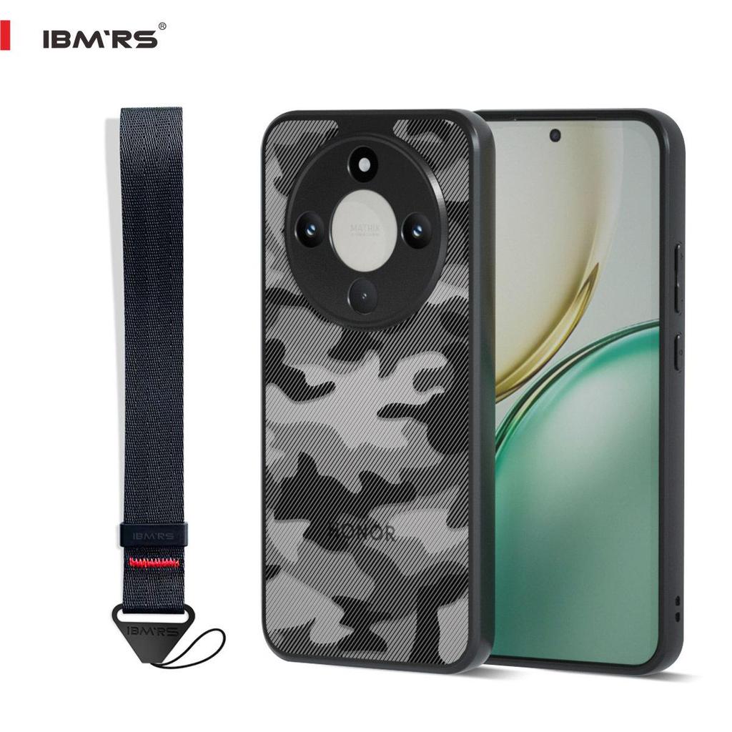 Rugged Camo Case with Lanyard for Honor Magic8 Lite/X9d/X70