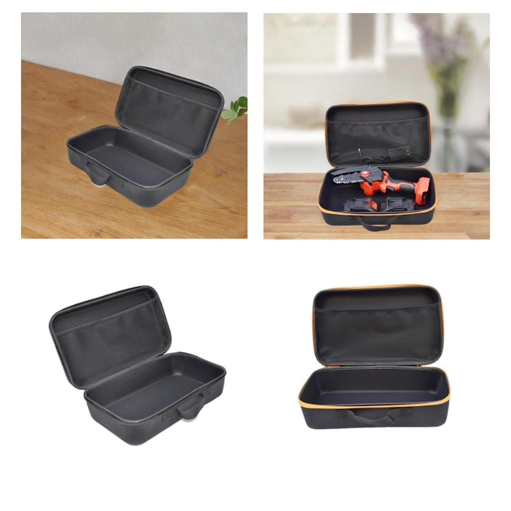 Electric Drill Storage Bag Hard Storage Case Waterproof Zipper Closure Bag Lightweight Travel Tool Case for Saw Hand Tools