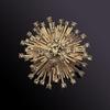 Korean High-End Luxury Sunflower Brooch - Versatile Creative Sweater Pin & Fashion Corsage Accessory