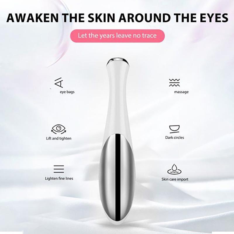 Portable Eye Massager Electric Vibrating Eye Cream Essence Introducer Beauty Face Eye Care Pen Portable Travel Outfit