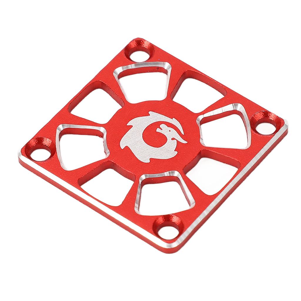 RC Cooling Fan Cover 1.18in Wide Aluminium Alloy Light Sturdy Cool RC ESC Cooling Fan Cover for