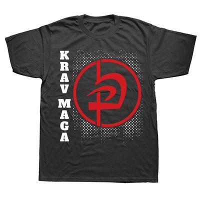 Legrační trička Krav Maga Israeli Self Defense System Grafika Bavlna Streetwear Krátký rukáv Dárky k narozeninám Tričko Unisex oblečení