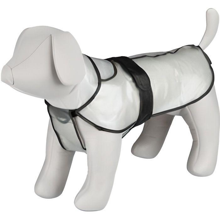 Imperméable pour chiens - TRIXIE - Tarbes - Taille L - PVC Transparent - Avec bavoir et velcro