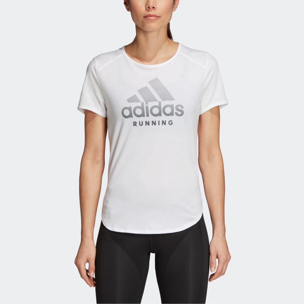 Adidas Lifestyle Series Rs Soft Tee Running Pullover Round Neck Short Sleeve T-Shirt Women Tops White DJ3030
