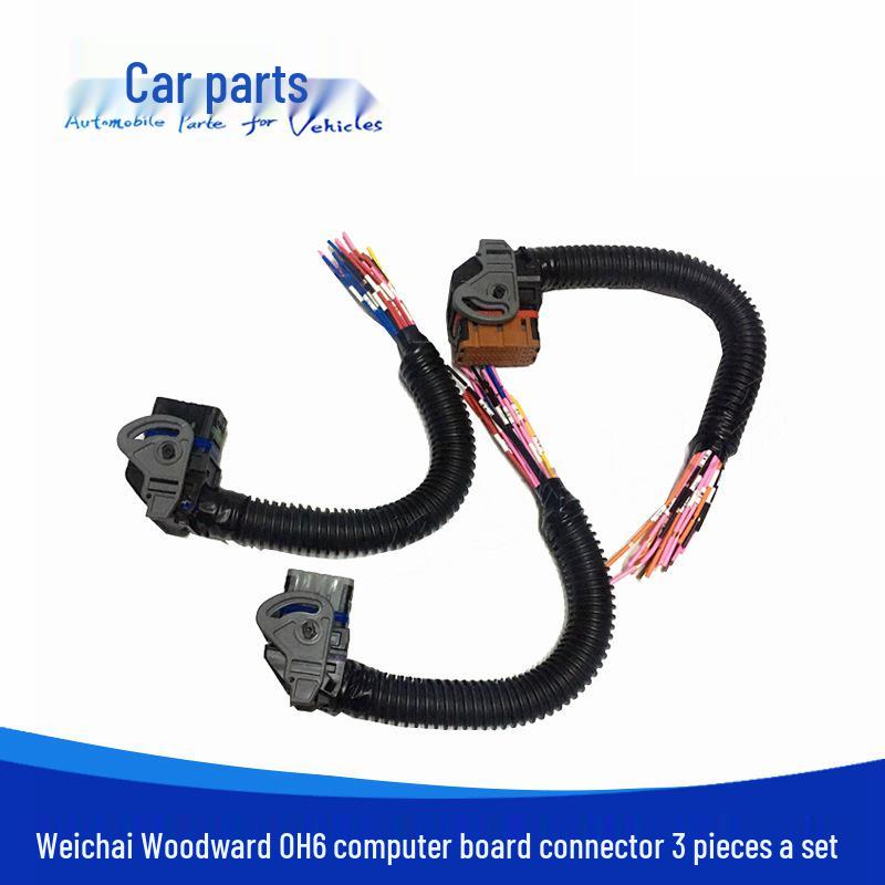 

Weichai OH6 Computer Board Plug, Woodward OH6 Controller Plug, 3-Hole Set (3-Pack)