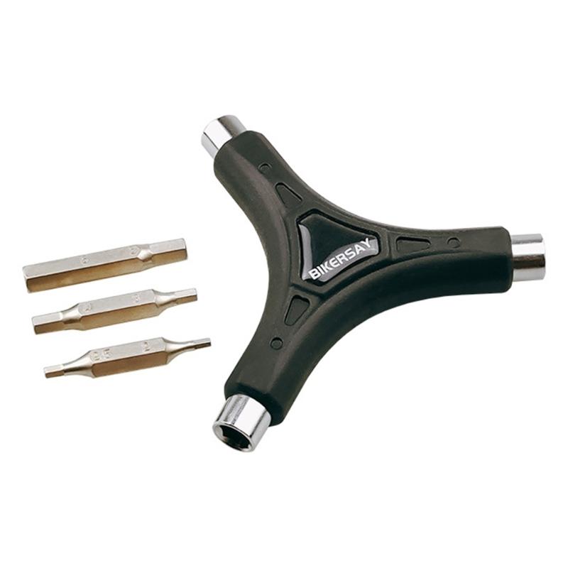 Spanner Internal Hex for Key 3 Way Bike Hex Wrench All In One Bikes Maintenance