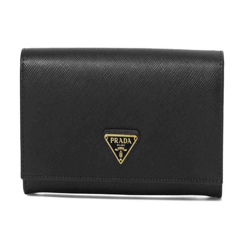 Prada Saffiano flip ādas maks, vienāds