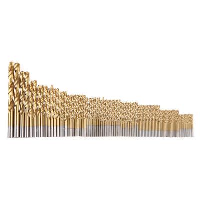 50 xTitanium Coated High Speed Steel HSS Perceuse Twist Bit Set Outil 1//1.5//2//2.5//3mm