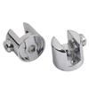 10Pcs Glass Brackets Adjustable Zinc Alloy Glass Clip Shelf Clamp Holder Flat Back Mount Holder For 6mm-8mm Thick Glass