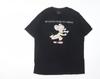 Tom & Jerry Herren Schwarzes Cartoon Grafik T-Shirt L